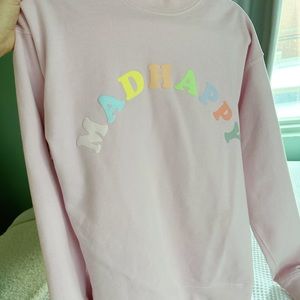 Madhappy pastel universal crewneck in roseate (pink) size S